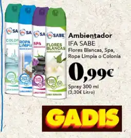 Gadis IFA SABE Ambientador oferta