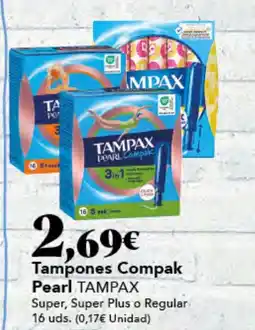 Gadis TAMPAX Tampones Compak Pearl oferta