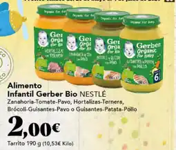 Gadis NESTLÉ Alimento Infantil Gerber Bio oferta