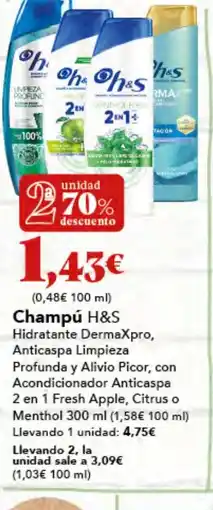 Gadis H&S Champú oferta