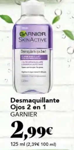 Gadis GARNIER Desmaquillante Ojos 2 en 1 oferta