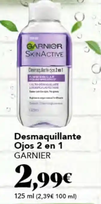 Gadis GARNIER Desmaquillante Ojos 2 en 1 oferta