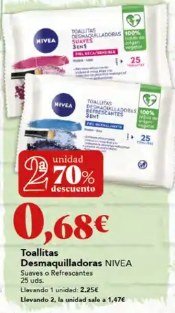 Gadis NIVEA Toallitas Desmaquilladoras oferta