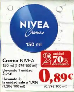 Gadis NIVEA Crema oferta