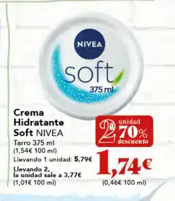 Gadis NIVEA Crema Hidratante Soft oferta
