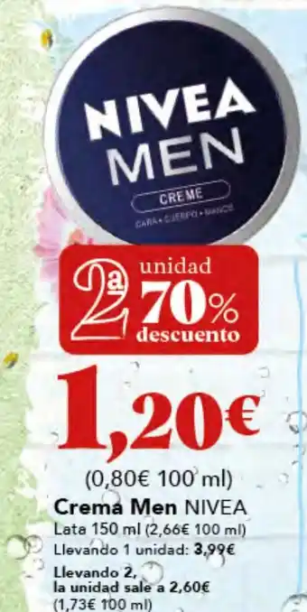 Gadis NIVEA Crema Men oferta