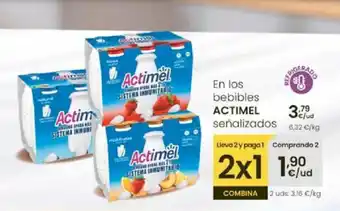 Aliprox ACTIMEL En los bebibles oferta