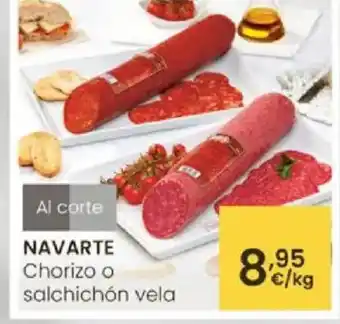 Aliprox NAVARTE Chorizo o salchichón vela oferta