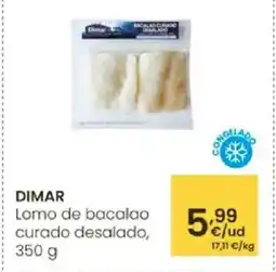 Aliprox DIMAR Lomo de bacalao curado desalado oferta