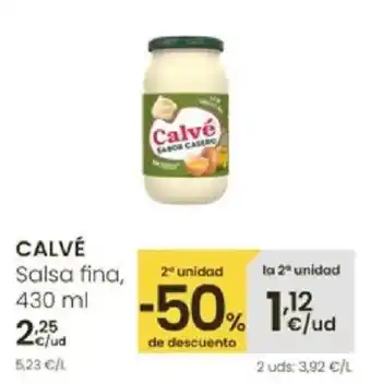 Aliprox CALVÉ Salsa fina oferta