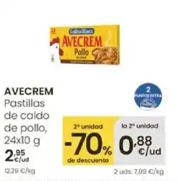 Aliprox AVECREM Pastillas de caldo de pollo oferta