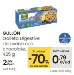Aliprox GULLÓN Galleta Digestive de avena con chocolate oferta