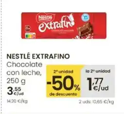 Aliprox NESTLÉ EXTRAFINO Chocolate con leche oferta