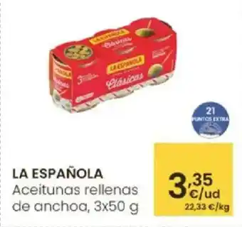 Aliprox LA ESPAÑOLA Aceitunas rellenas oferta