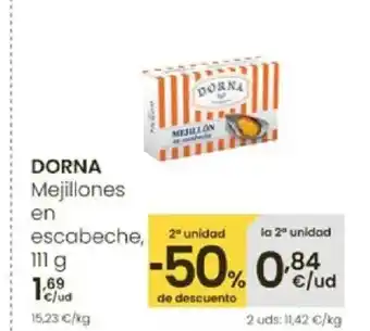 Aliprox DORNA Mejilones en escabeche oferta