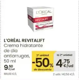 Aliprox L'ORÉAL REVITALIFT Crema hidratante de día antiarrugas oferta