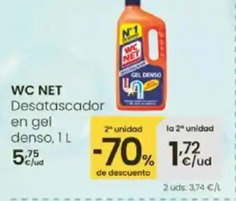 Aliprox WC NET Desatascador en gel denso oferta