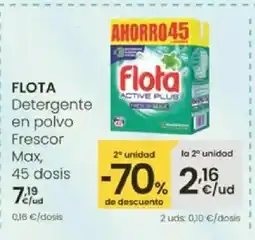 Aliprox FLOTA Detergente en polvo Frescor Max oferta