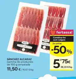 Caprabo SÁNCHEZ ALCARAZ Gamma de productes oferta