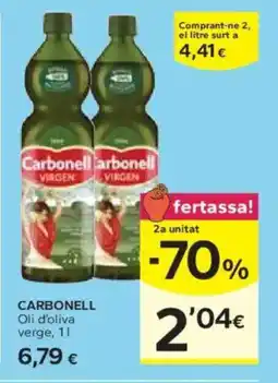 Caprabo CARBONELL Oli d'oliva verge oferta