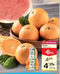 Caprabo EROSKI Taronja oferta