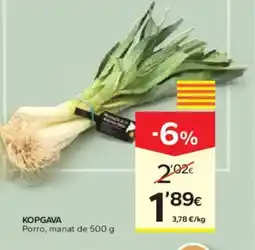 Caprabo KOPGAVA Porro oferta