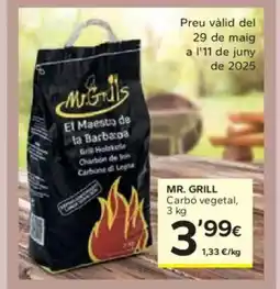 Caprabo MR. GRILL Carbó vegetal oferta