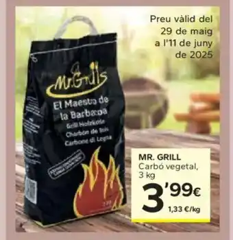 Caprabo MR. GRILL Carbó vegetal oferta