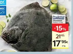 Caprabo Turbot oferta