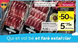 Caprabo SÁNCHEZ ALCARAZ Gamma de productes oferta