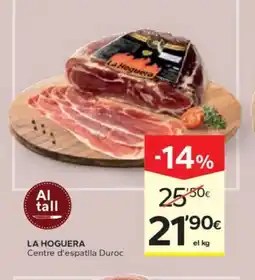 Caprabo LA HOGUERA Centre d'espatlla Duroc oferta