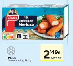 Caprabo FINDUS Varetes de lluç oferta