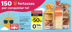 Caprabo EROSKI Pa de blat de moro amb pipes oferta