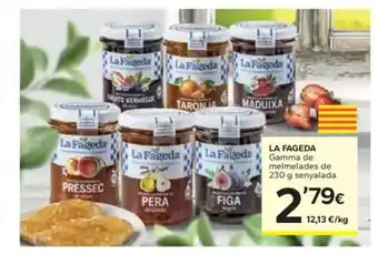 Caprabo LA FAGEDA Gamma de melmelades oferta