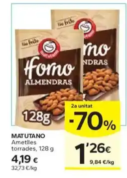 Caprabo MATUTANO Ametlles torrades oferta