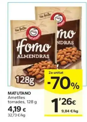 Caprabo MATUTANO Ametlles torrades oferta