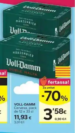 Caprabo VOLL-DAMM Cervesa oferta