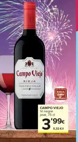 Caprabo CAMPO VIEJO Vi negre jove oferta