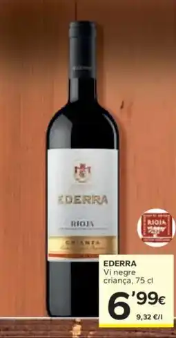 Caprabo EDERRA Vi negre criança oferta