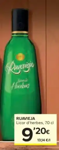 Caprabo RUAVIEJA Licor d'herbes oferta