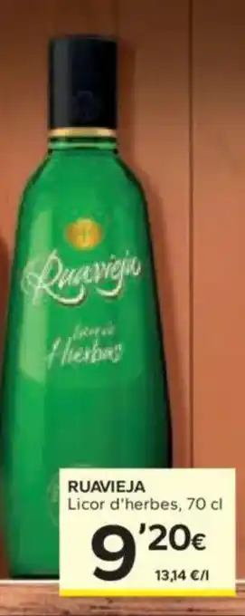 Caprabo RUAVIEJA Licor d'herbes oferta