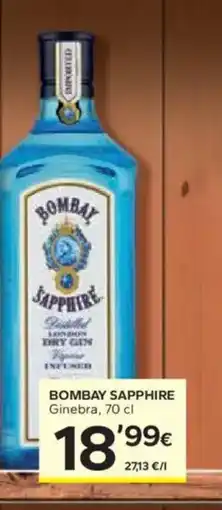 Caprabo BOMBAY SAPPHIRE Ginebra oferta