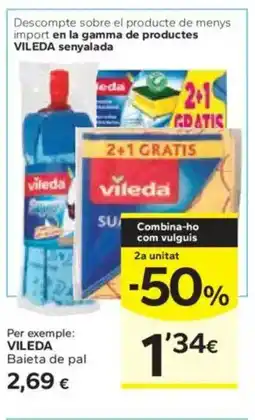 Caprabo VILEDA Baieta de pal oferta