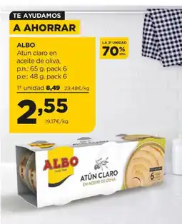 Alimerka ALBO Atún claro en aceite de oliva oferta