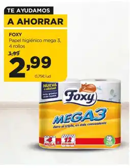 Alimerka FOXY Papel higiénico mega 3 oferta