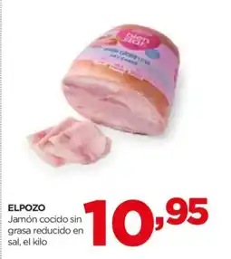 Alimerka ELPOZO Jamón cocido sin grasa reducido en sal oferta
