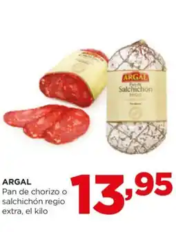 Alimerka ARGAL Pan de chorizo o salchichón regio extra oferta