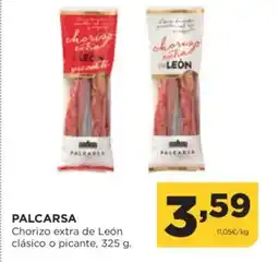 Alimerka PALCARSA Chorizo extra de León clásico o picante oferta