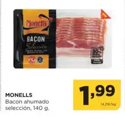 Alimerka MONELLS Bacon ahumado selección oferta