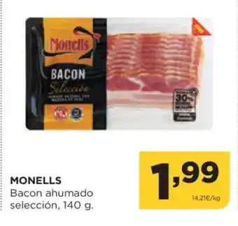 Alimerka MONELLS Bacon ahumado selección oferta
